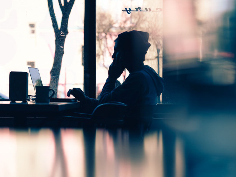 Person Sitting and Working 1